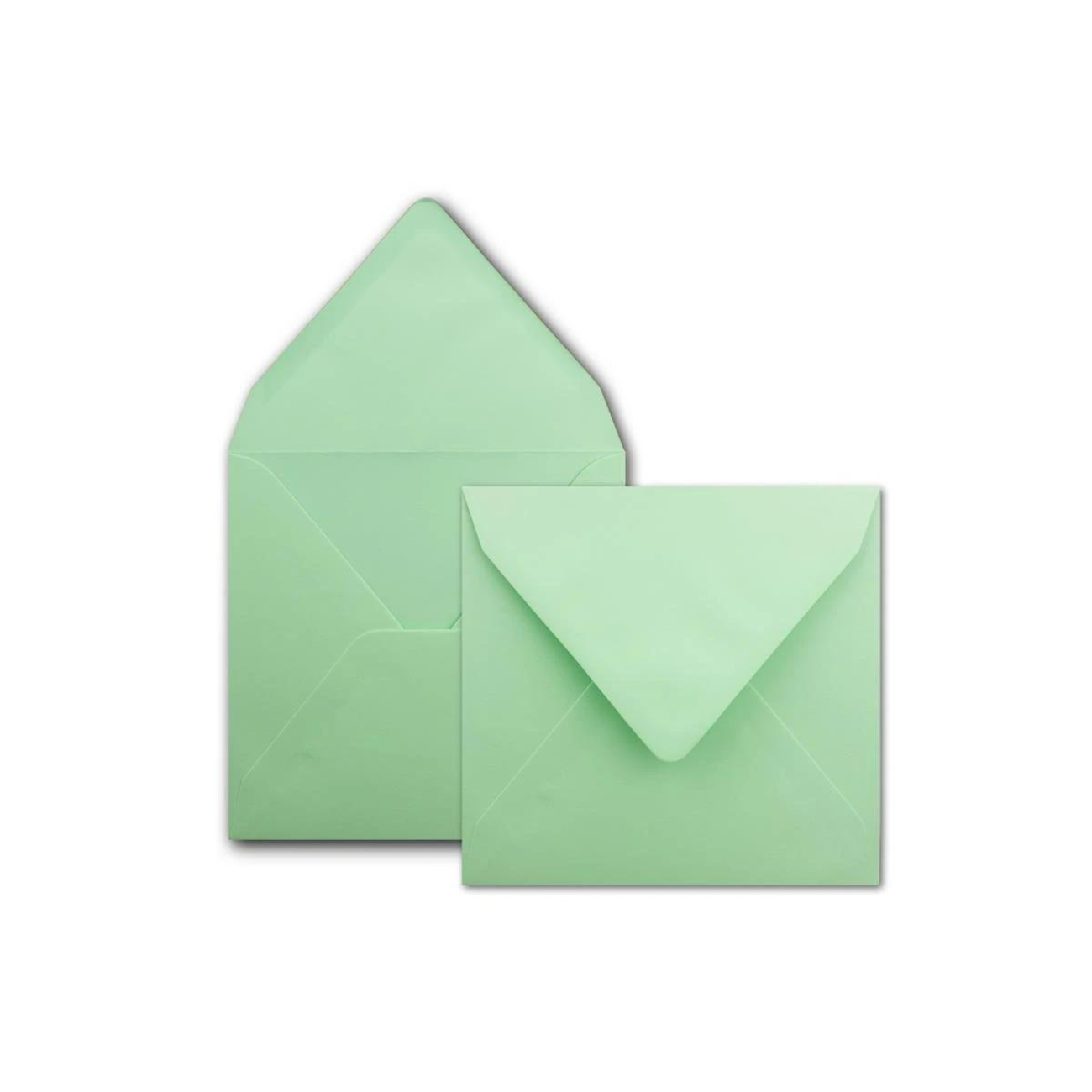 Mintgrün Quadrat