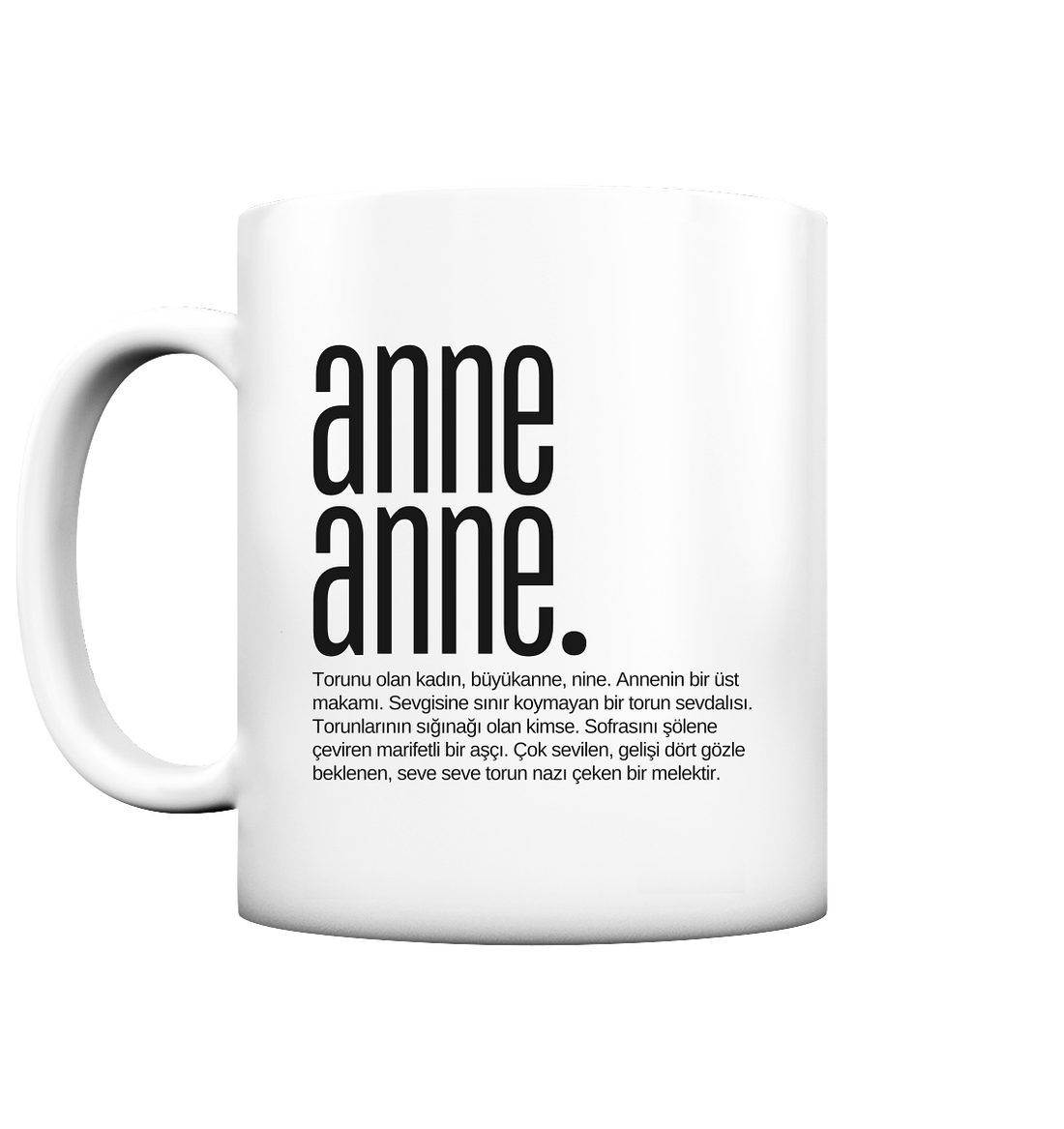 anne anne. - Tasse matt
