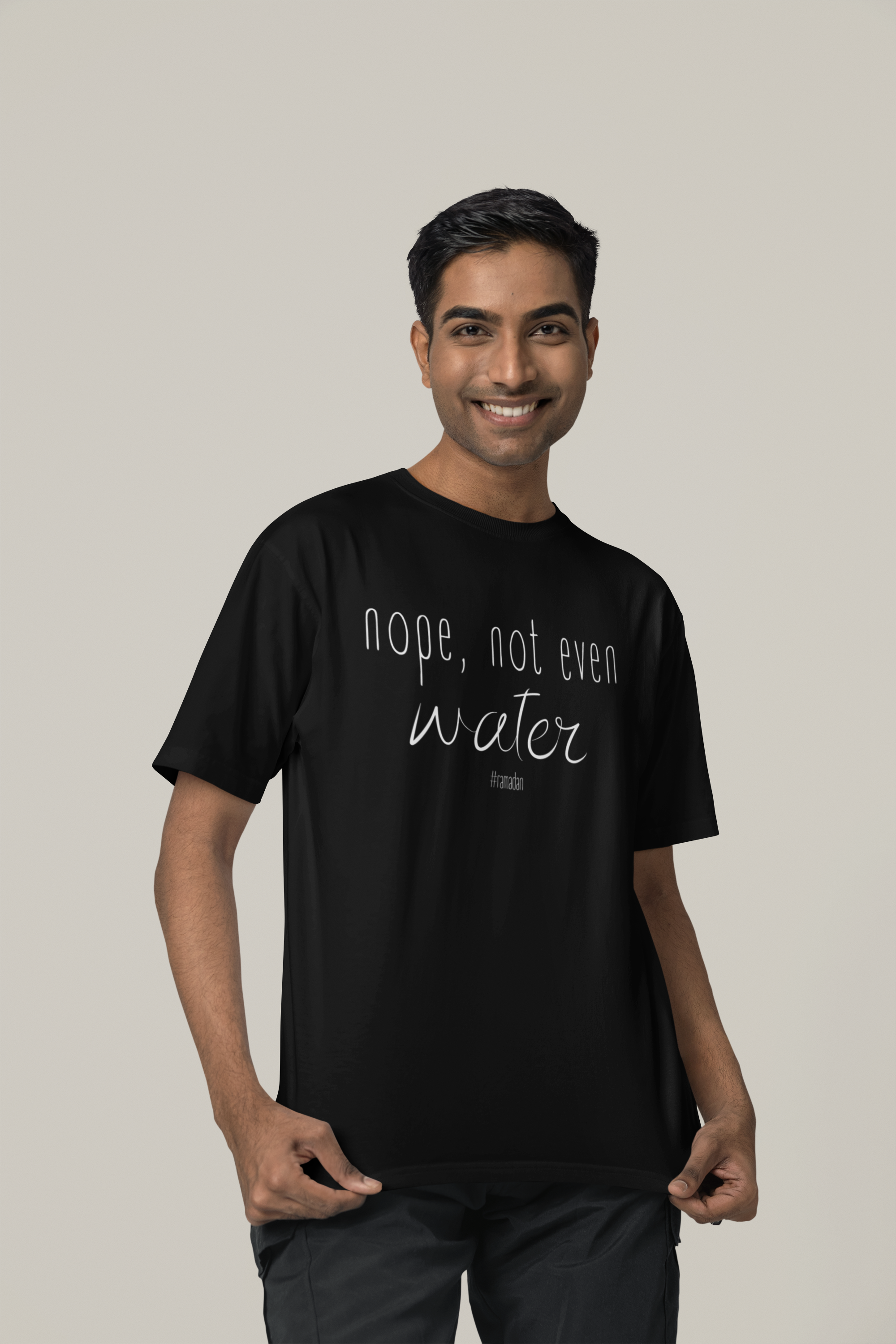nope, not even water