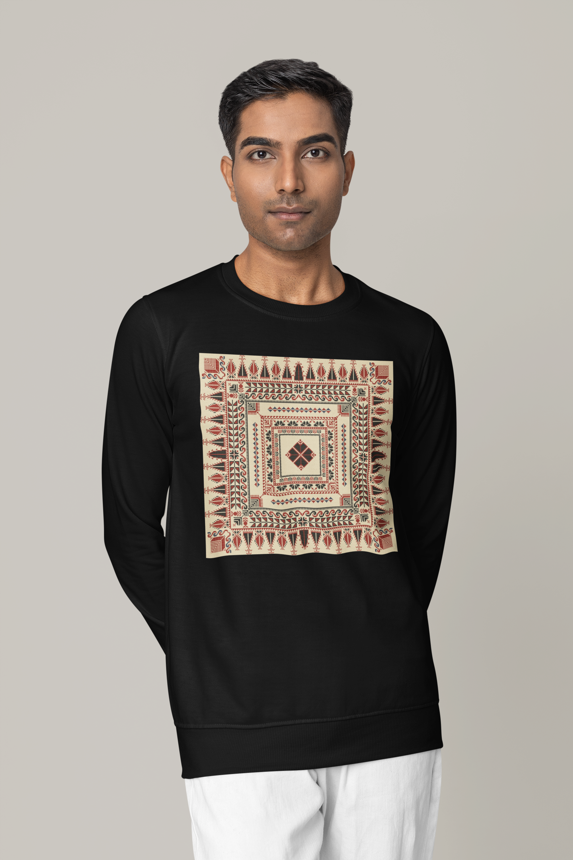 Natural Pattern - Basic Sweatshirt