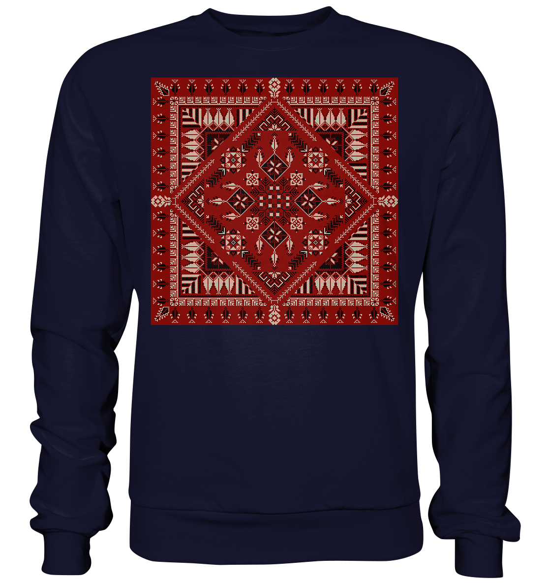 Red Pattern - Basic Sweatshirt