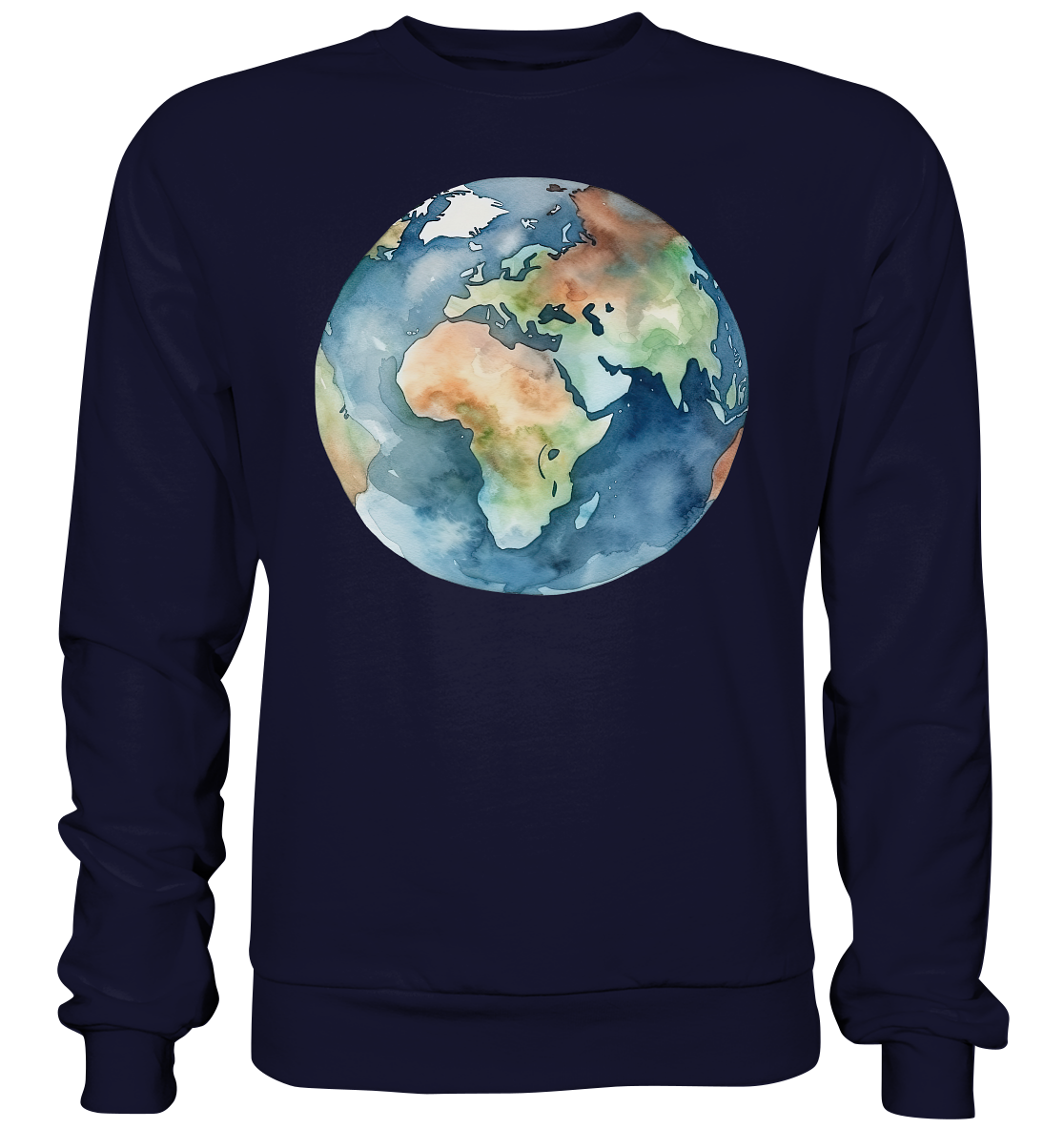 Watercolor Earth - Basic Sweatshirt
