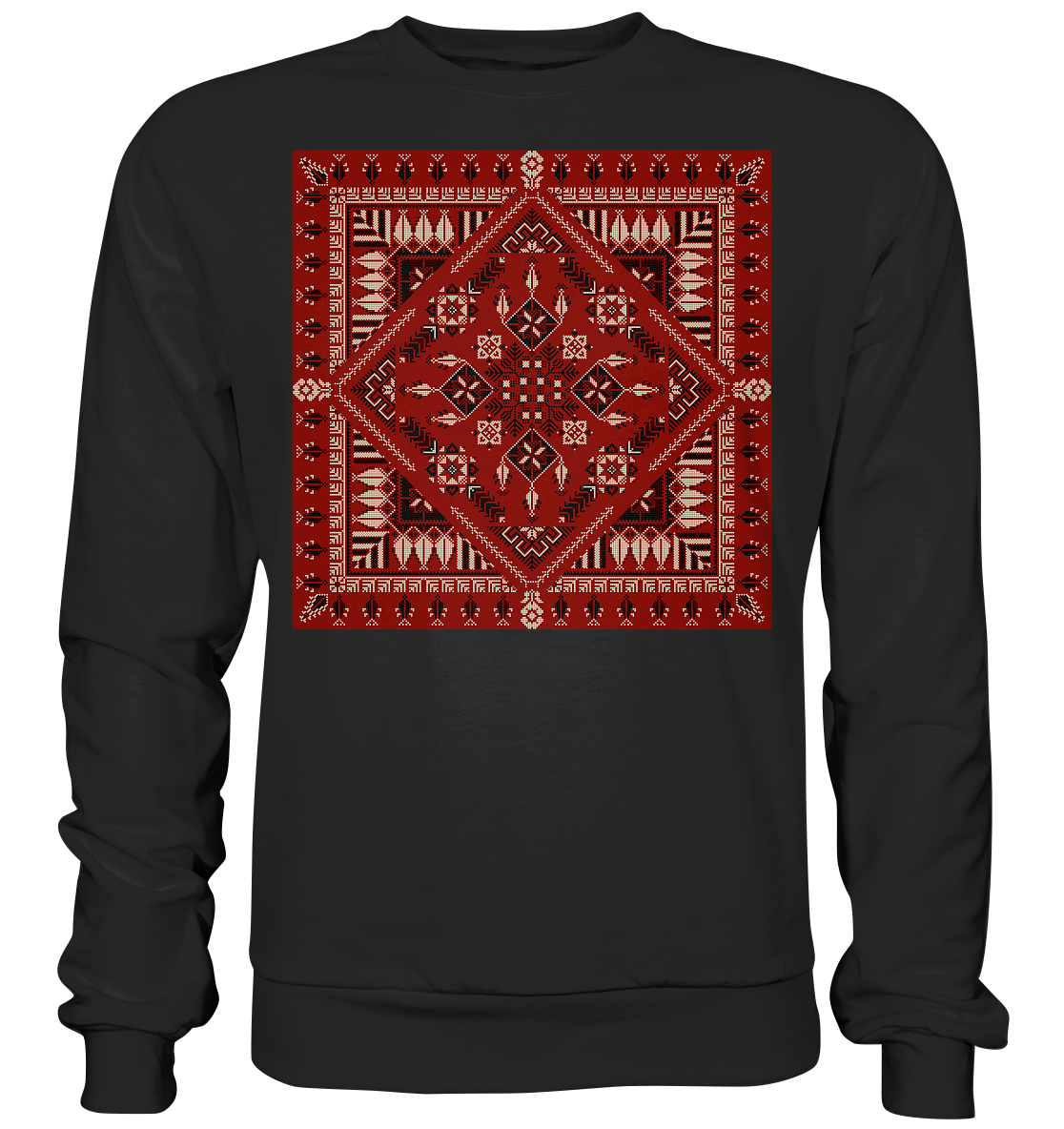 Red Pattern - Basic Sweatshirt