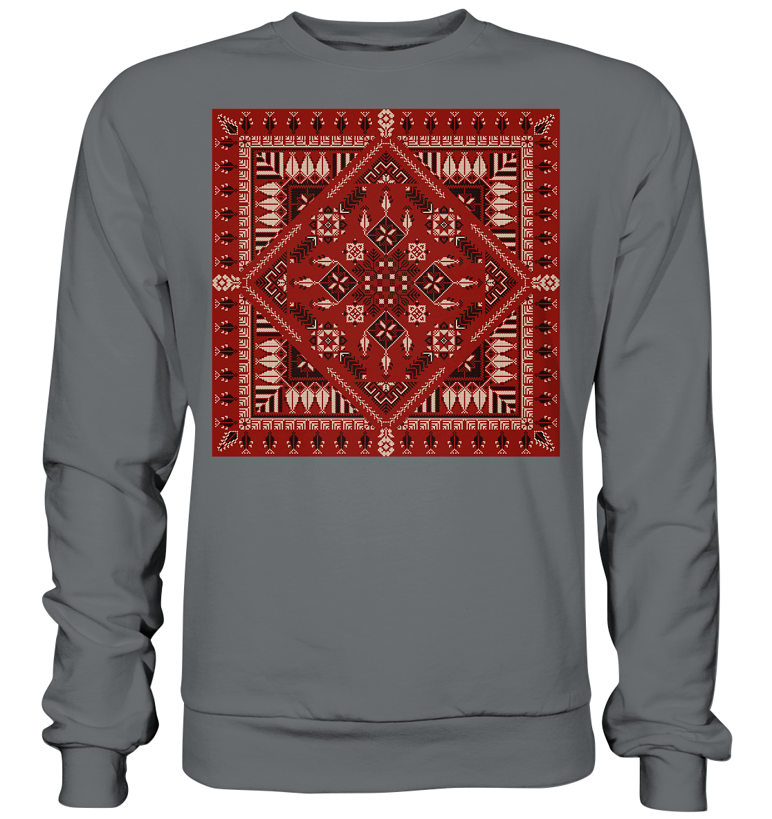 Red Pattern - Basic Sweatshirt