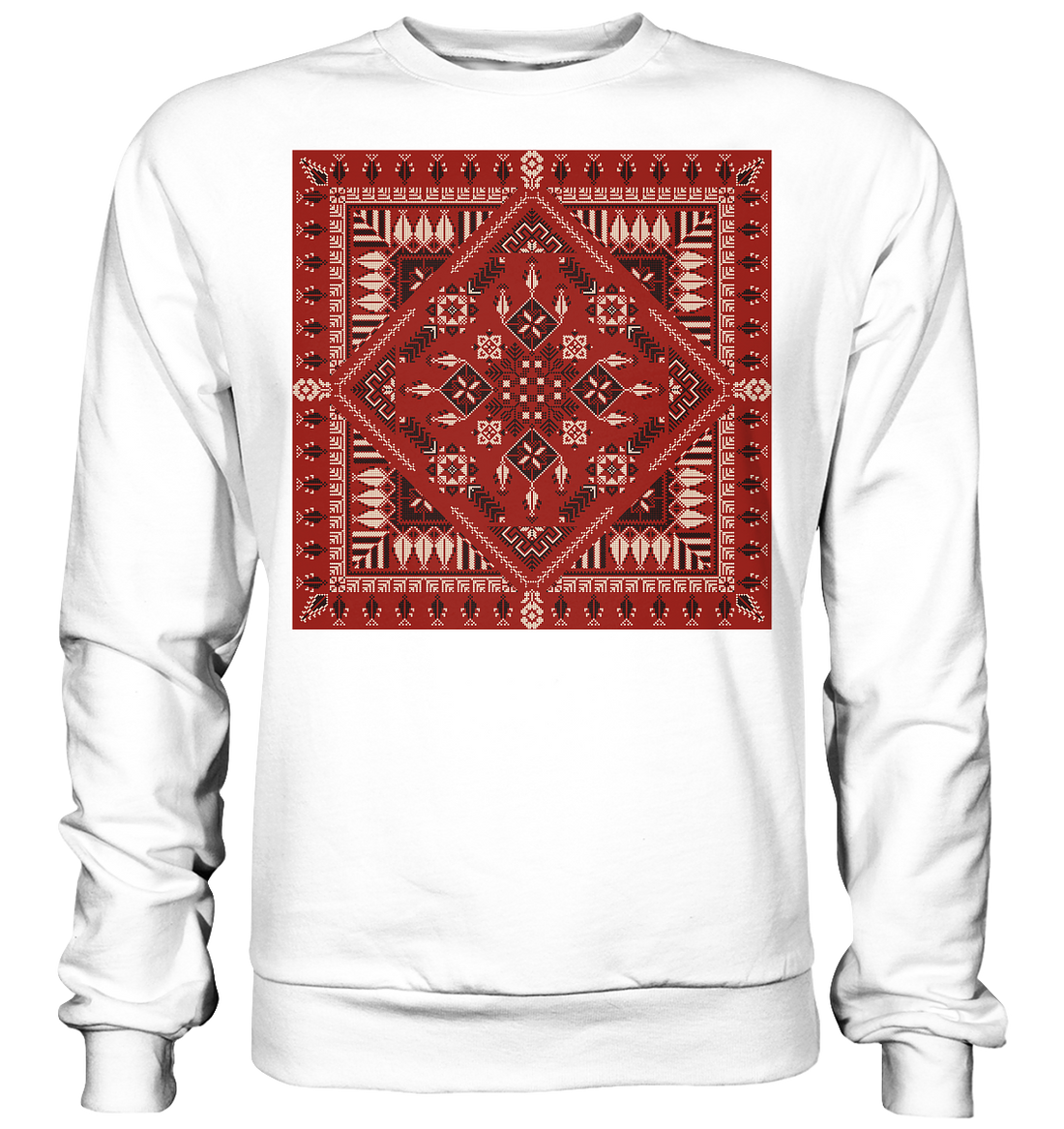 Red Pattern - Basic Sweatshirt