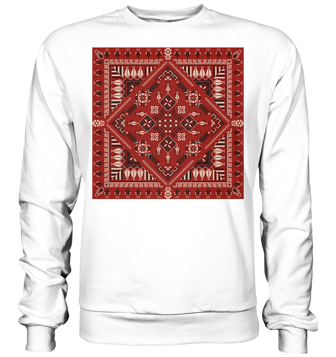 Red Pattern - Basic Sweatshirt
