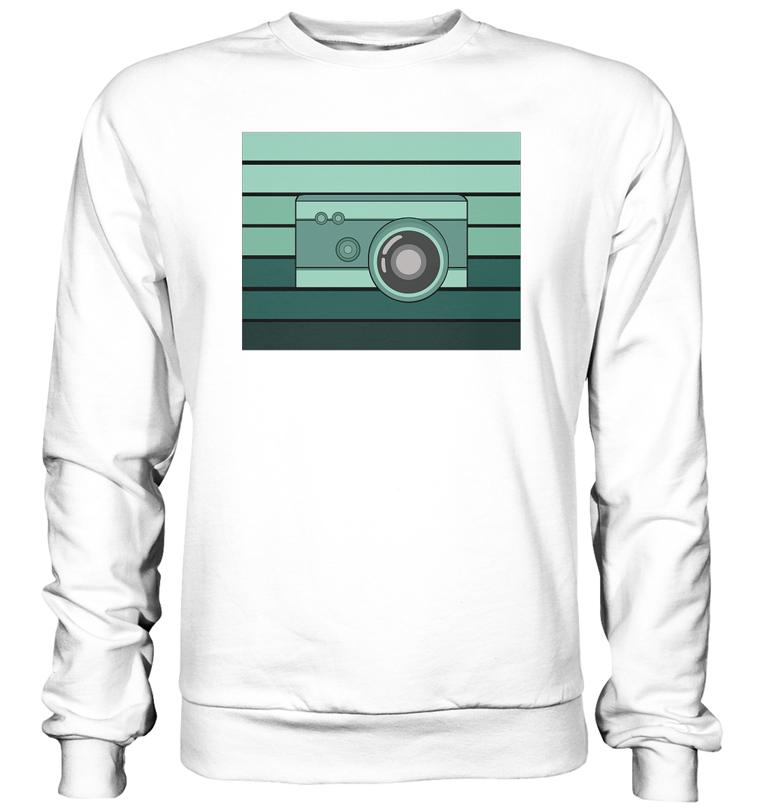 Green Camera - Basic Sweatshirt