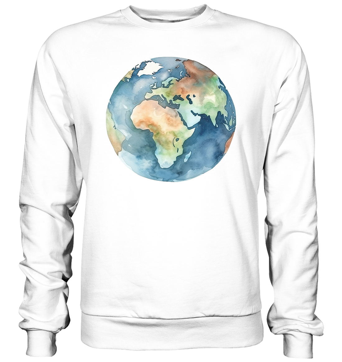 Watercolor Earth - Basic Sweatshirt