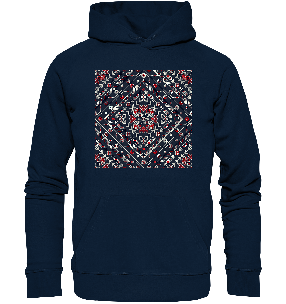 Georgian Embroidery - Organic Hoodie