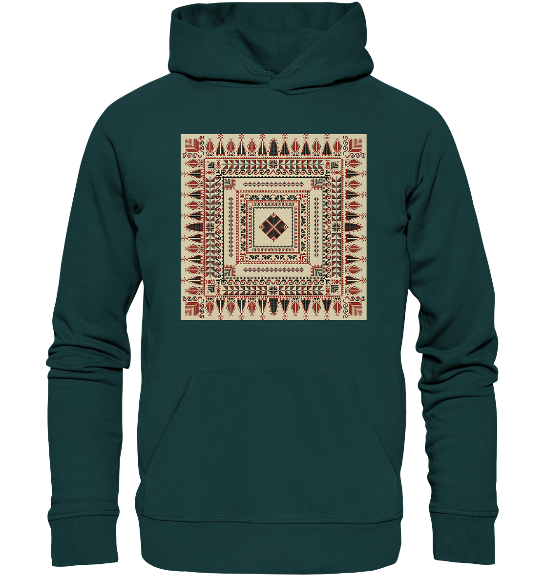Natural Pattern - Organic Hoodie