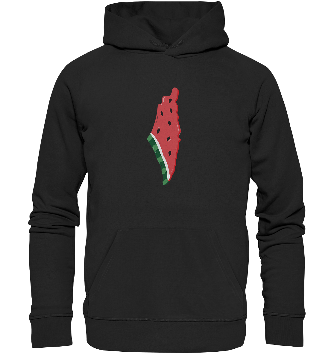 Palestine watermelon flag - Organic Hoodie
