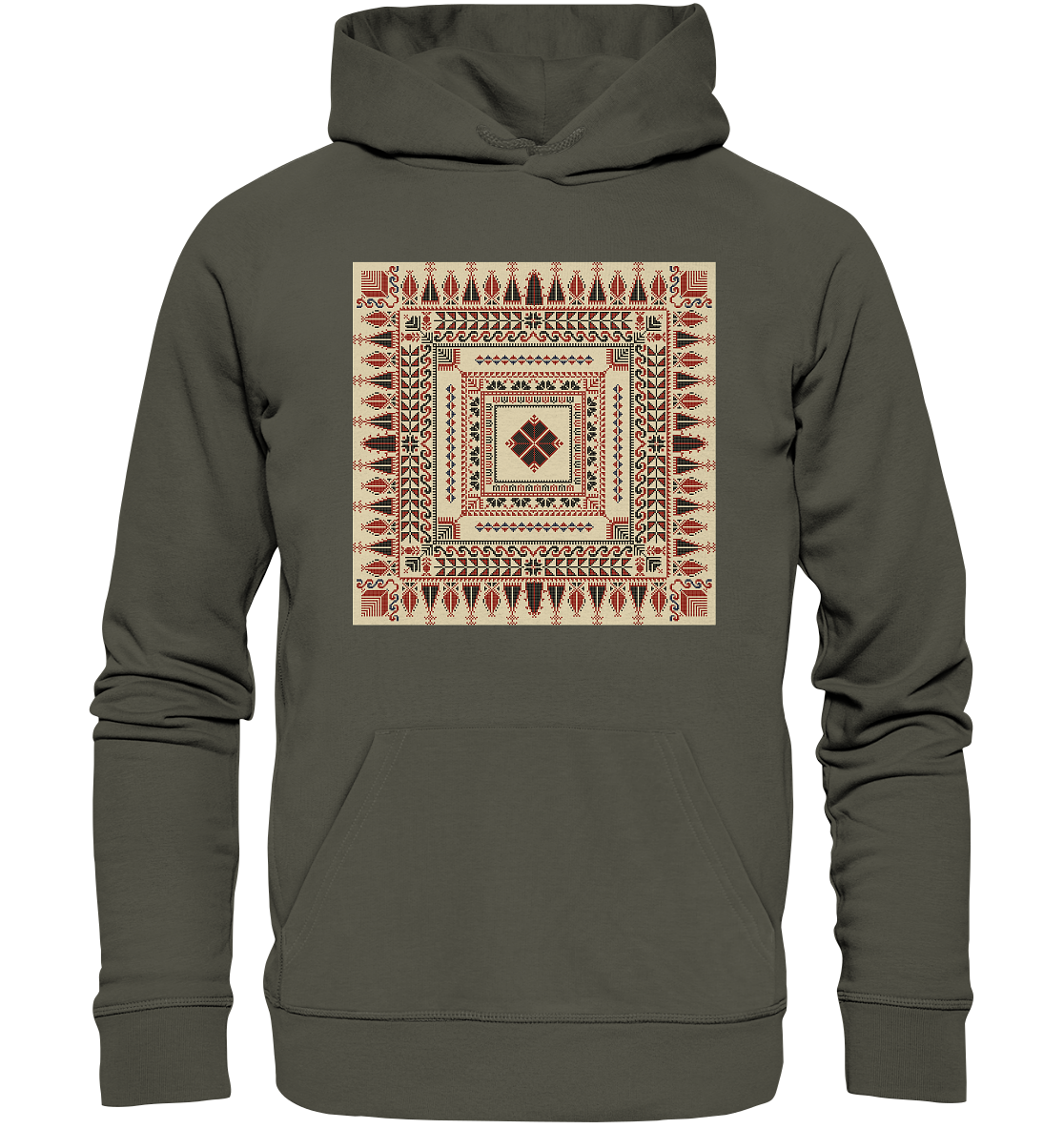 Natural Pattern - Organic Hoodie