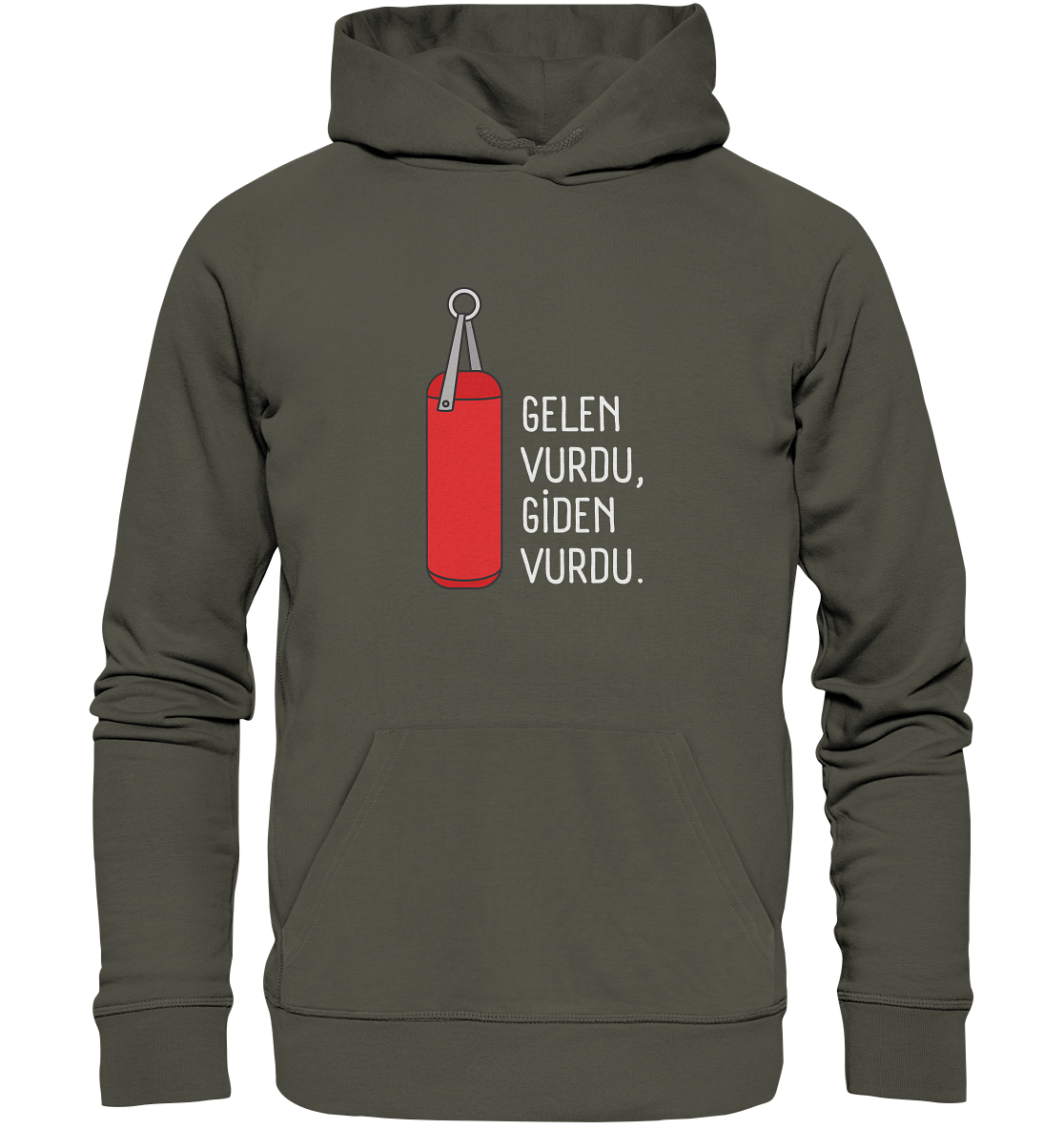 GELEN VURDU, GİDEN VURDU - Organic Hoodie