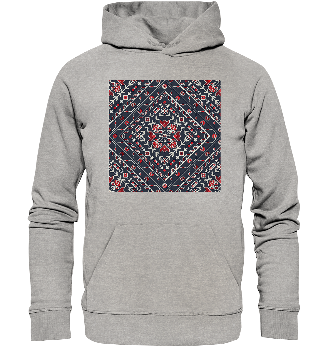 Georgian Embroidery - Organic Hoodie