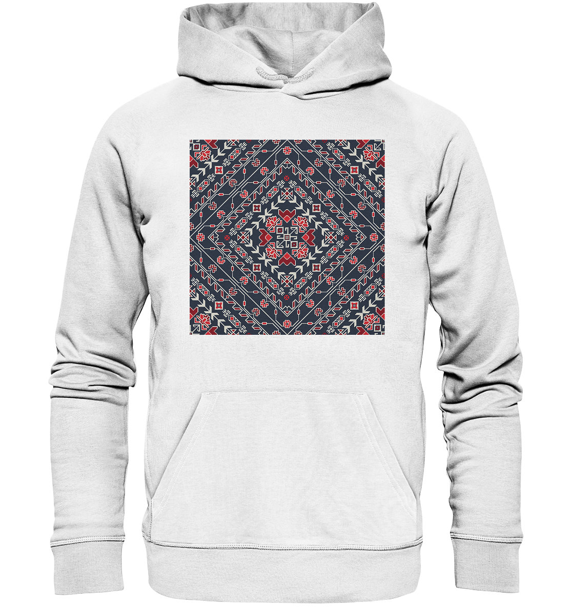 Georgian Embroidery - Organic Hoodie