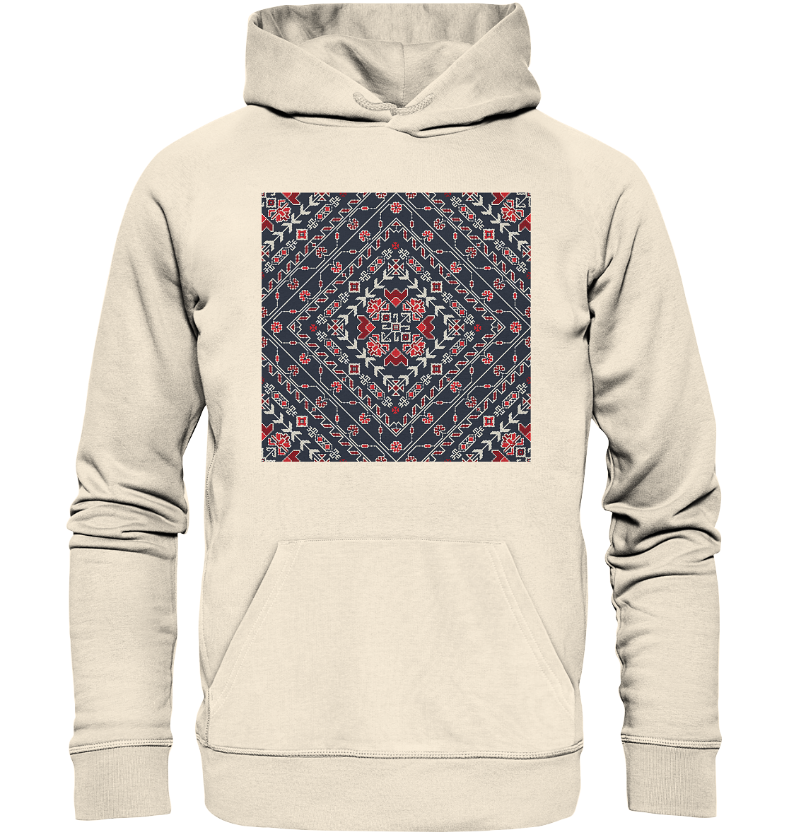 Georgian Embroidery - Organic Hoodie