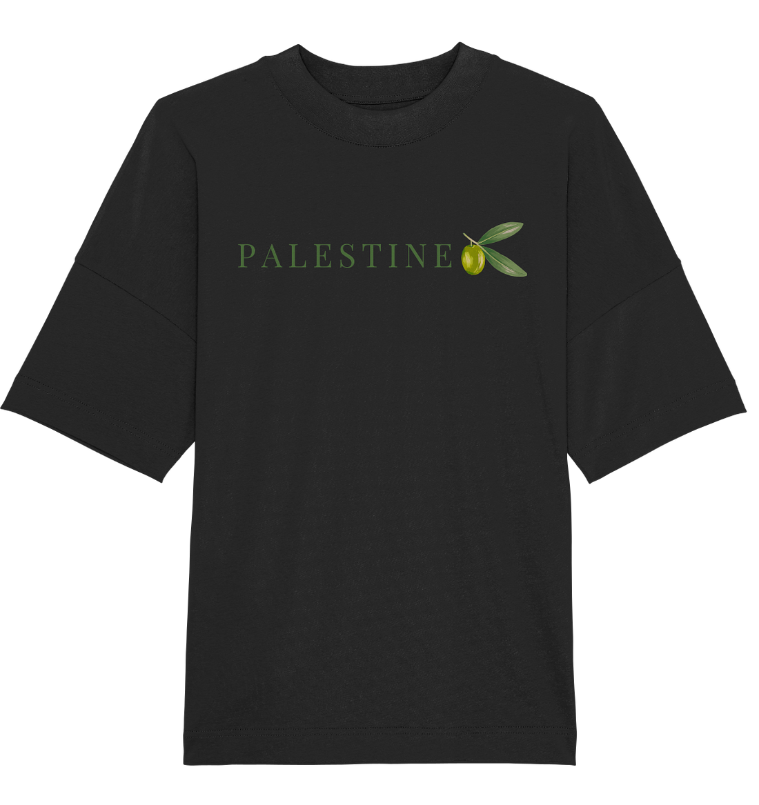 Palestine Olive - Organic Oversize Shirt