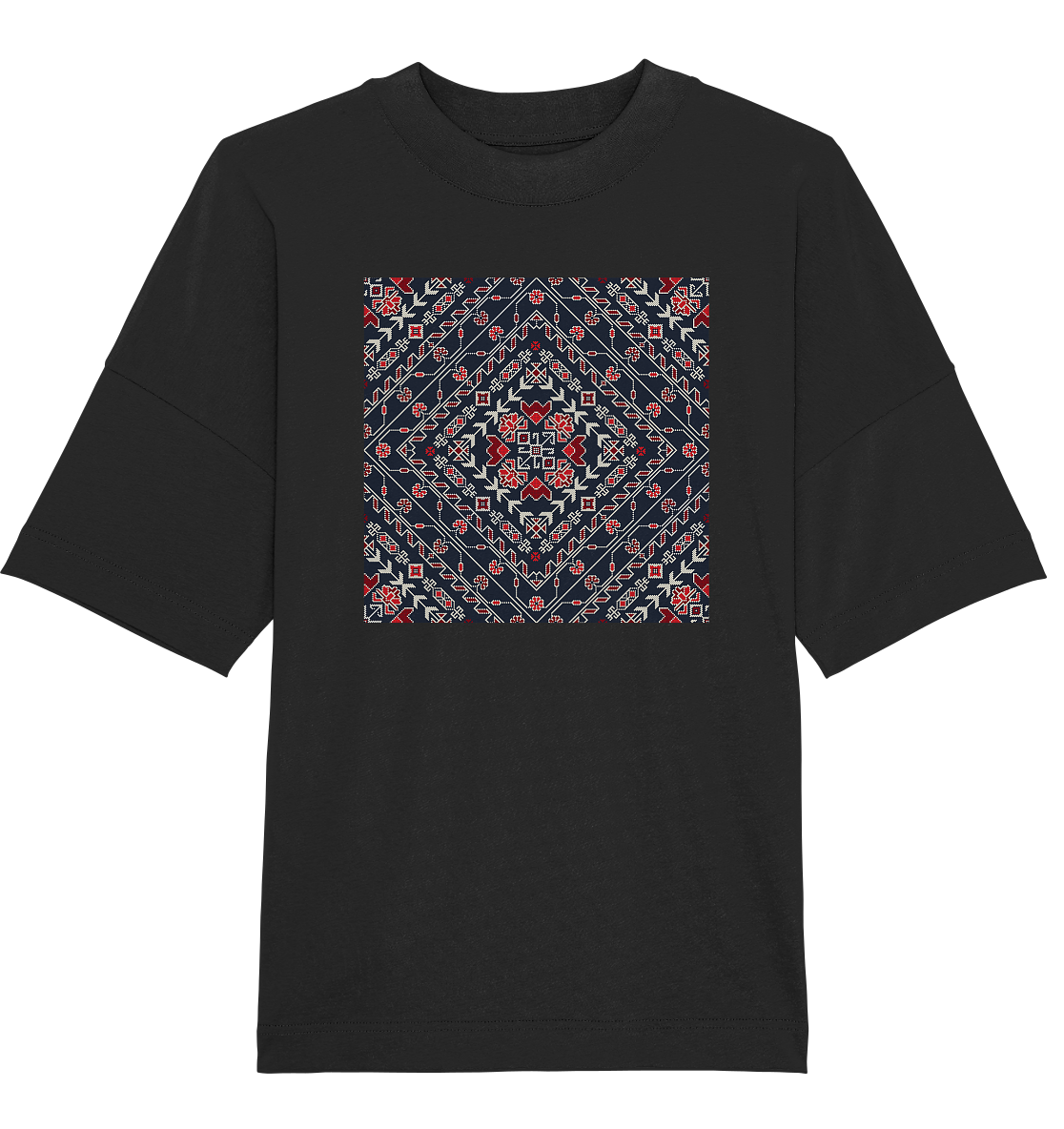 Georgian Embroidery - Oversized Unisex T-Shirt