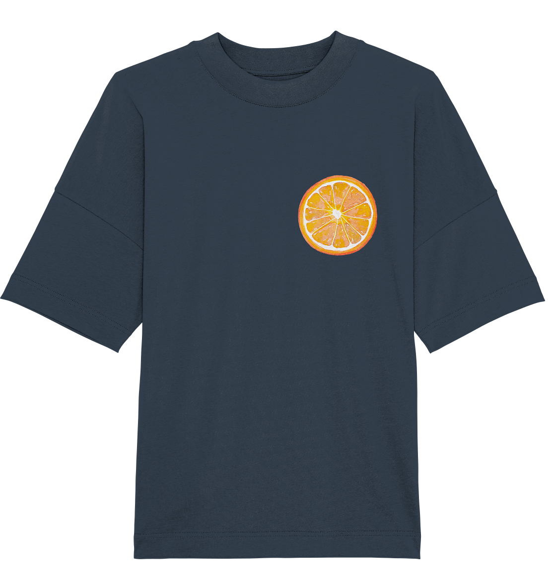 Orange Slice Watercolor - Oversized Unisex T-Shirt
