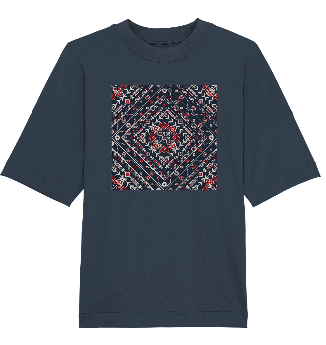 Georgian Embroidery - Oversized Unisex T-Shirt