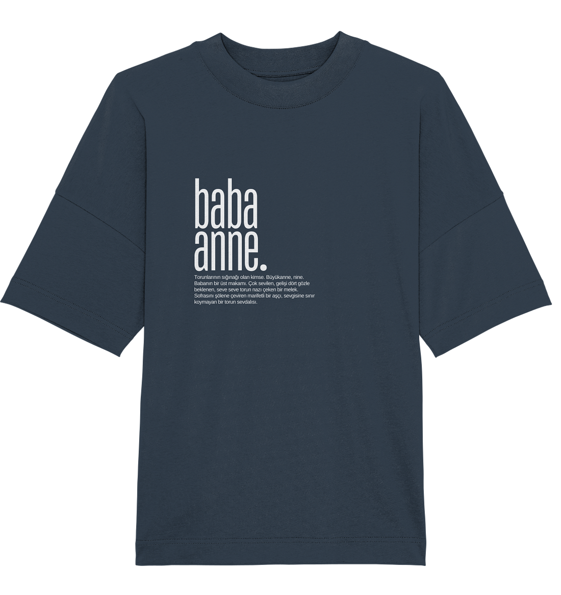 baba anne. - Organic Oversize Shirt