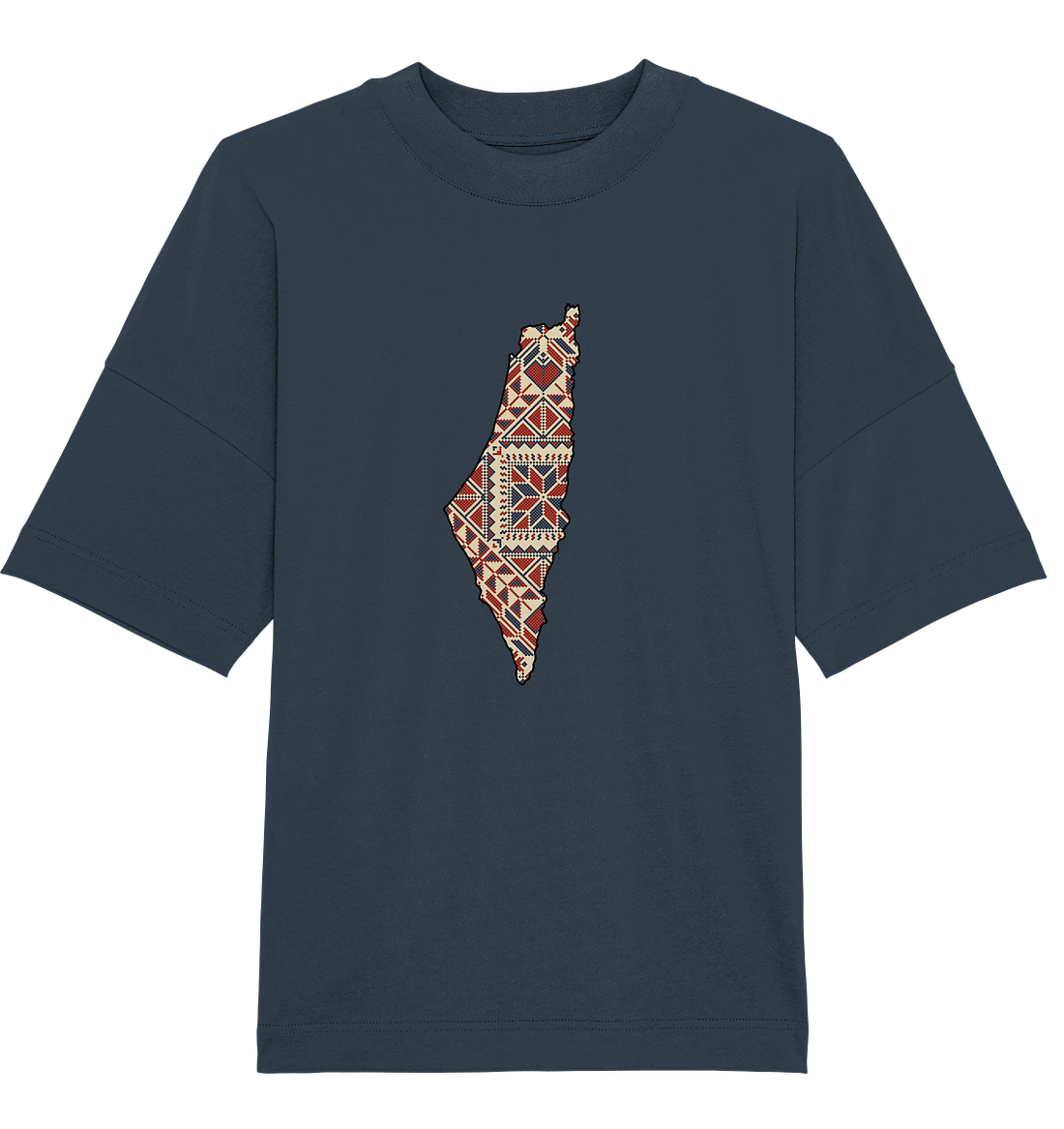 Palestine pattern flag - Organic Oversize Shirt