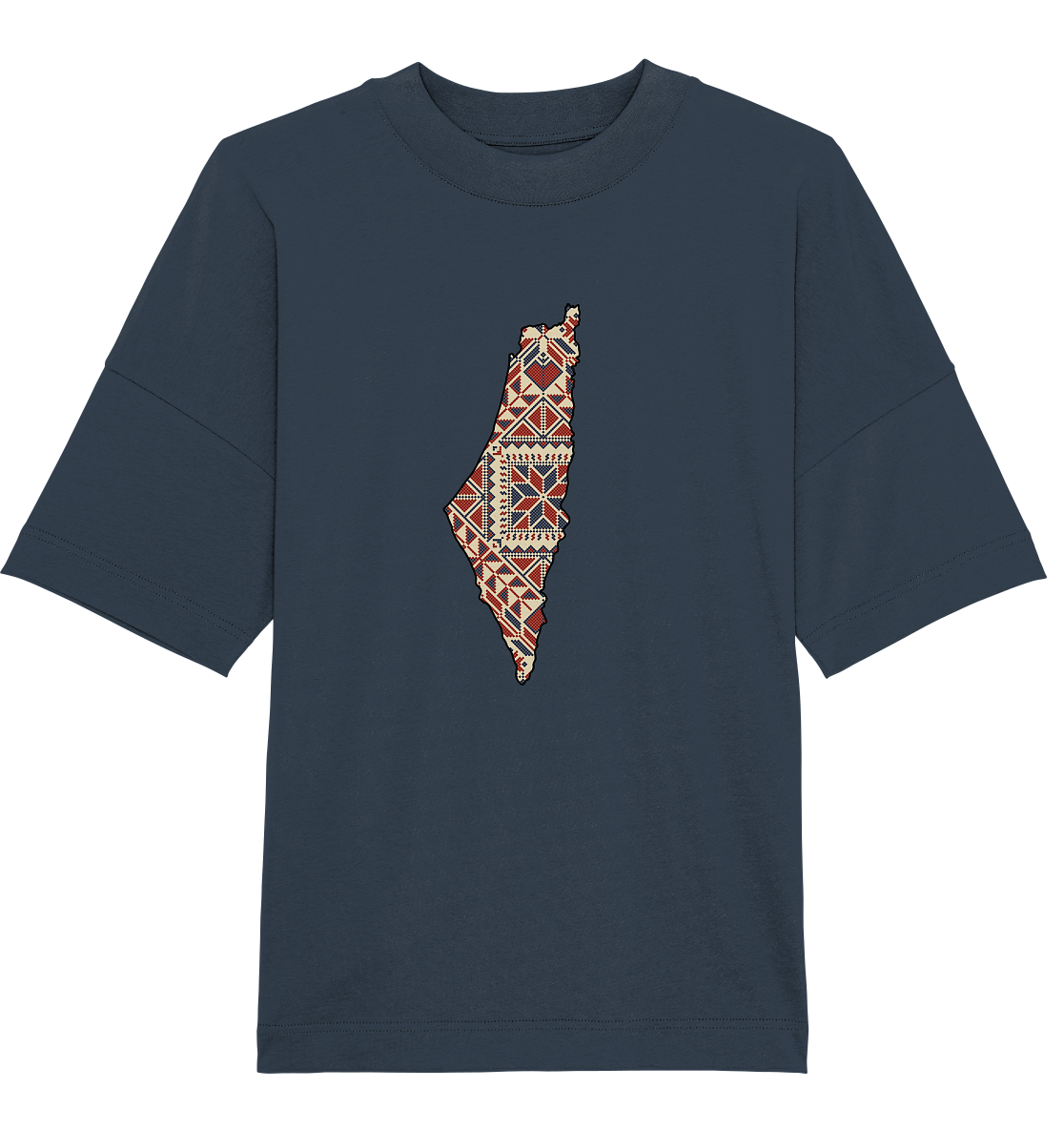 Palestine pattern flag - Organic Oversize Shirt