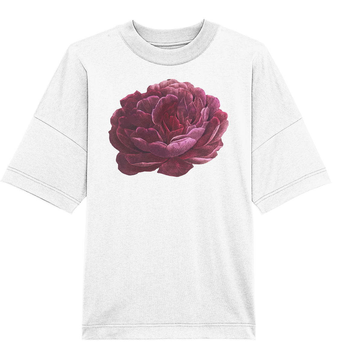 One Pink Flower - Oversized Unisex T-Shirt
