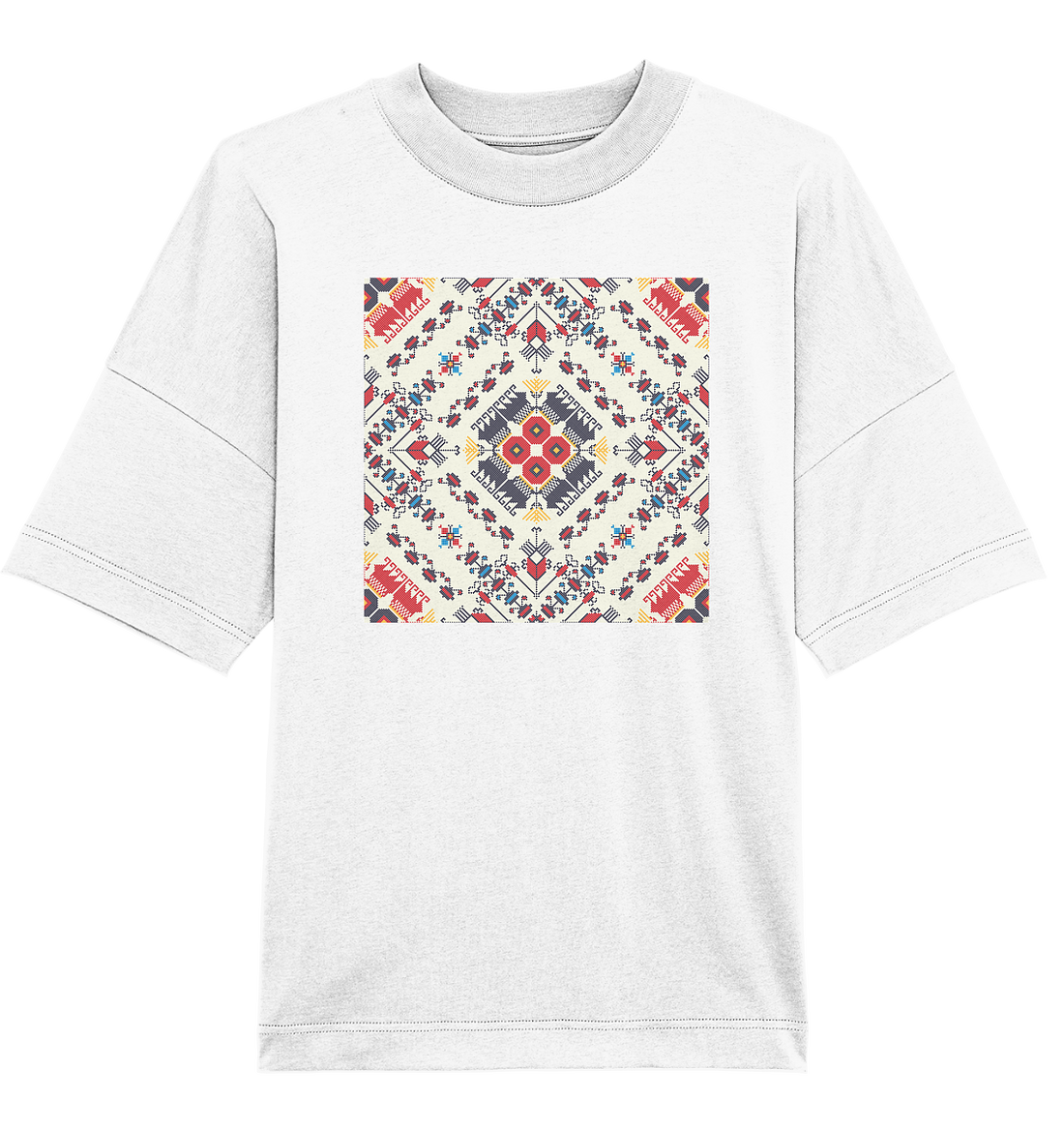 Bulgarian Embroidery - Oversized Unisex T-Shirt