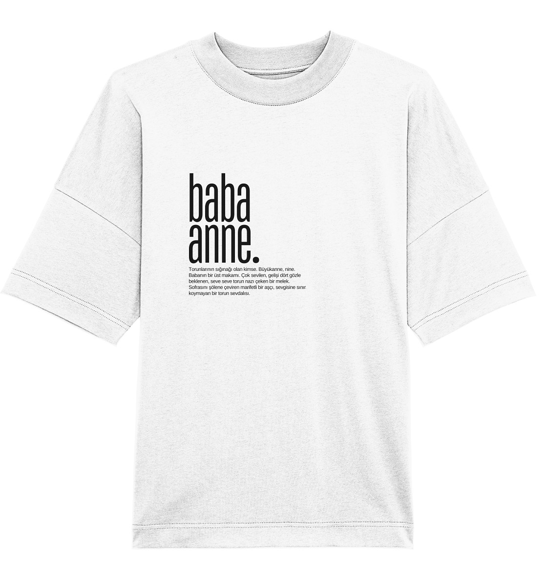 baba anne. - Organic Oversize Shirt