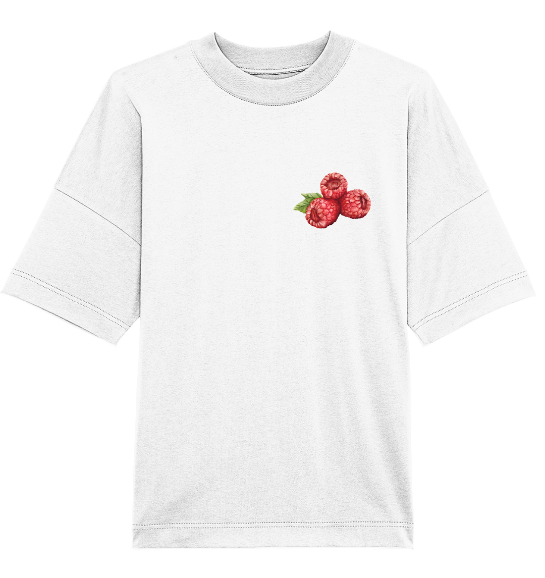 Raspberry watercolor - Oversized Unisex T-Shirt