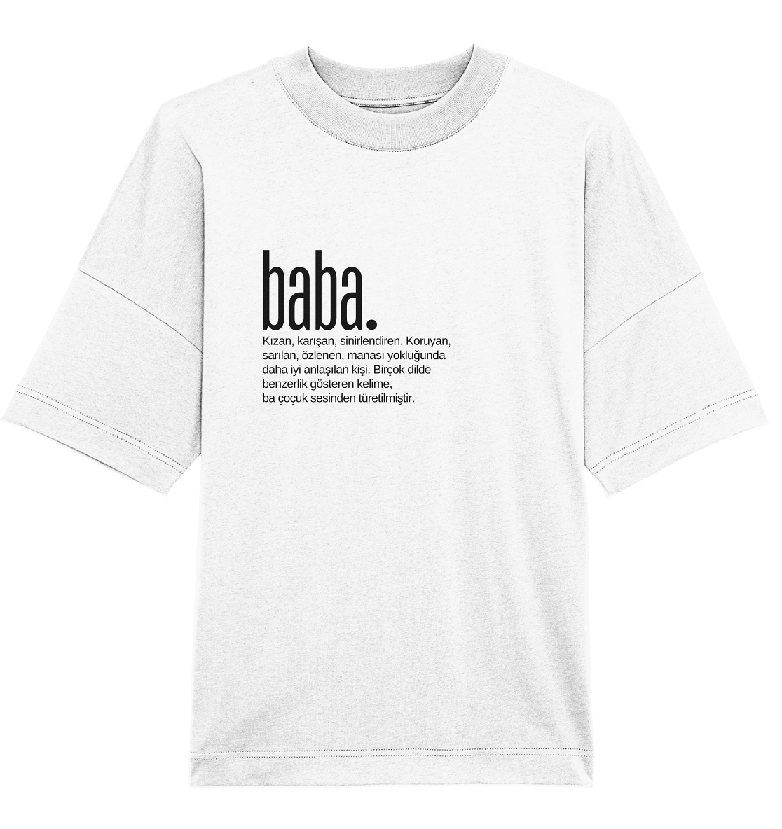 baba. - Oversized Unisex T-Shirt