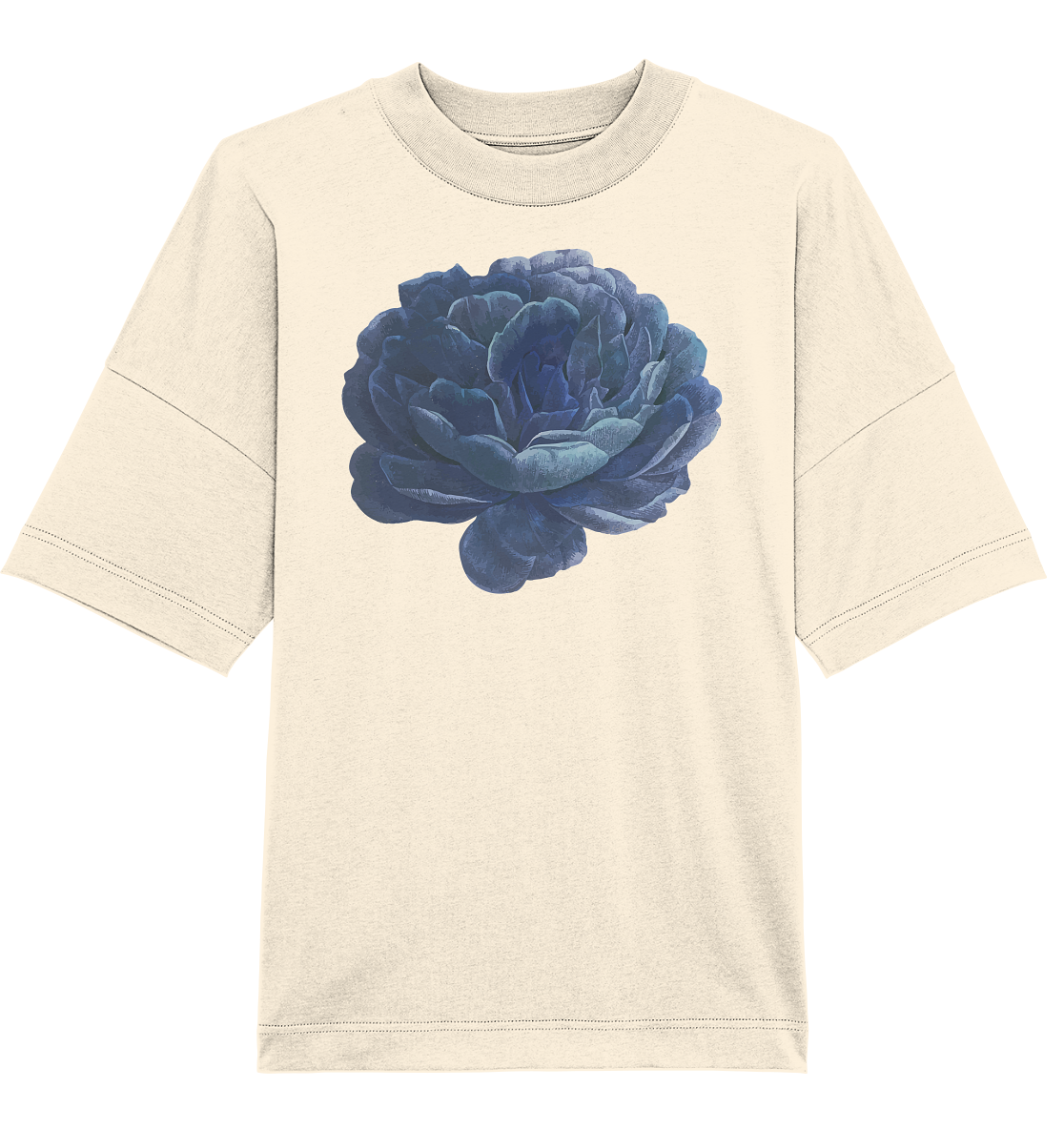 Blue Flower - Oversized Unisex T-Shirt