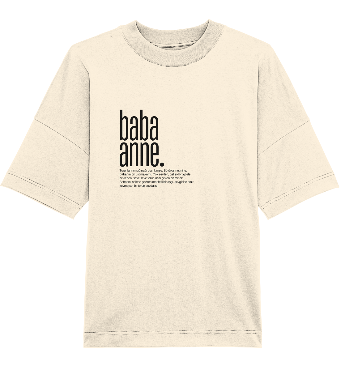 baba anne. - Organic Oversize Shirt
