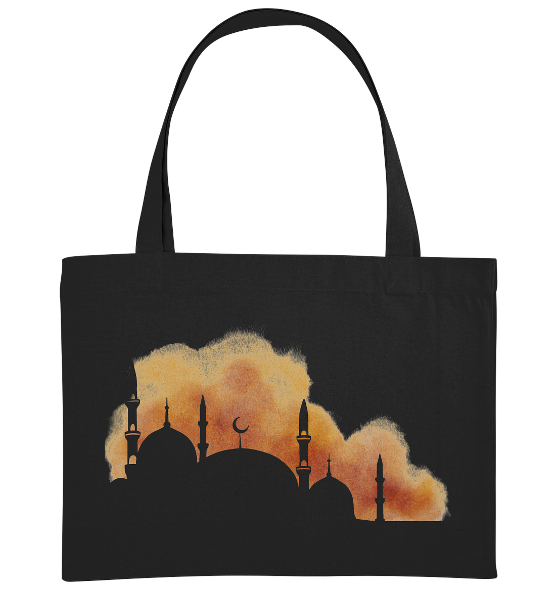 Watercolor Mosque - Organic Shopping-Bag