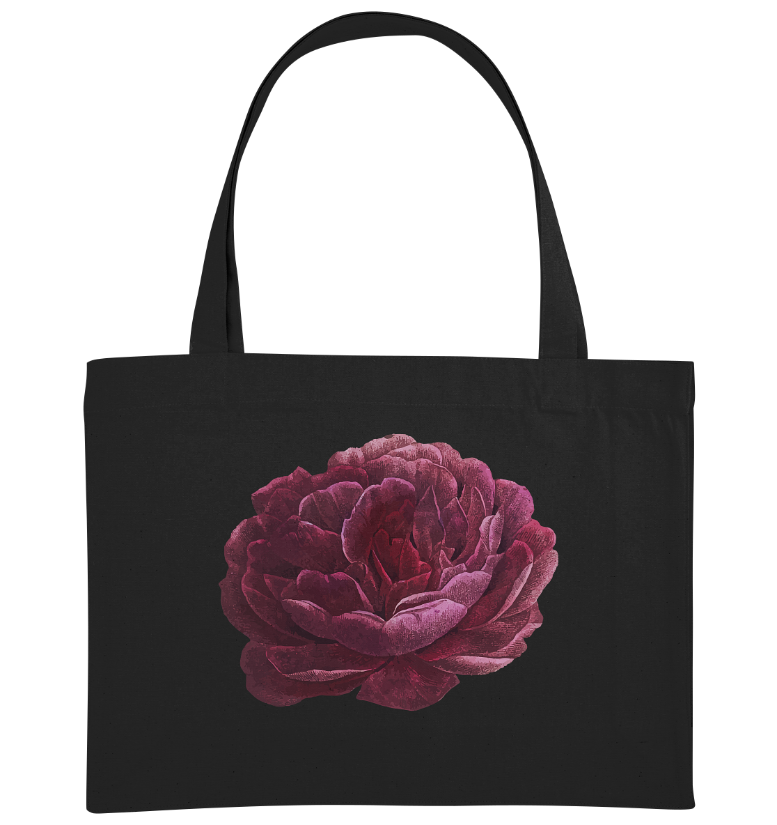 One Pink Flower - Organic Shopping-Bag