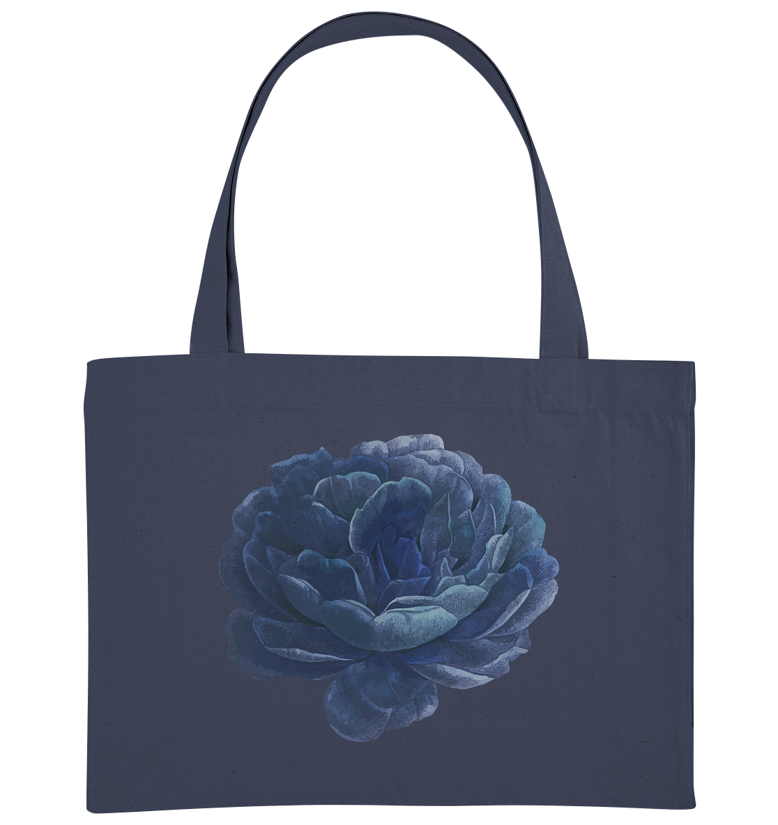 Blue Flower - Organic Shopping-Bag