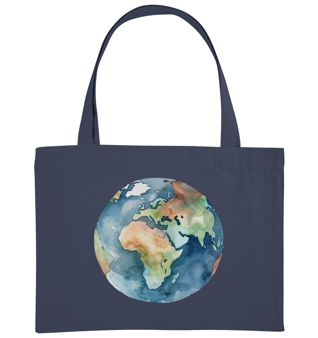 Watercolor Earth - Organic Shopping-Bag