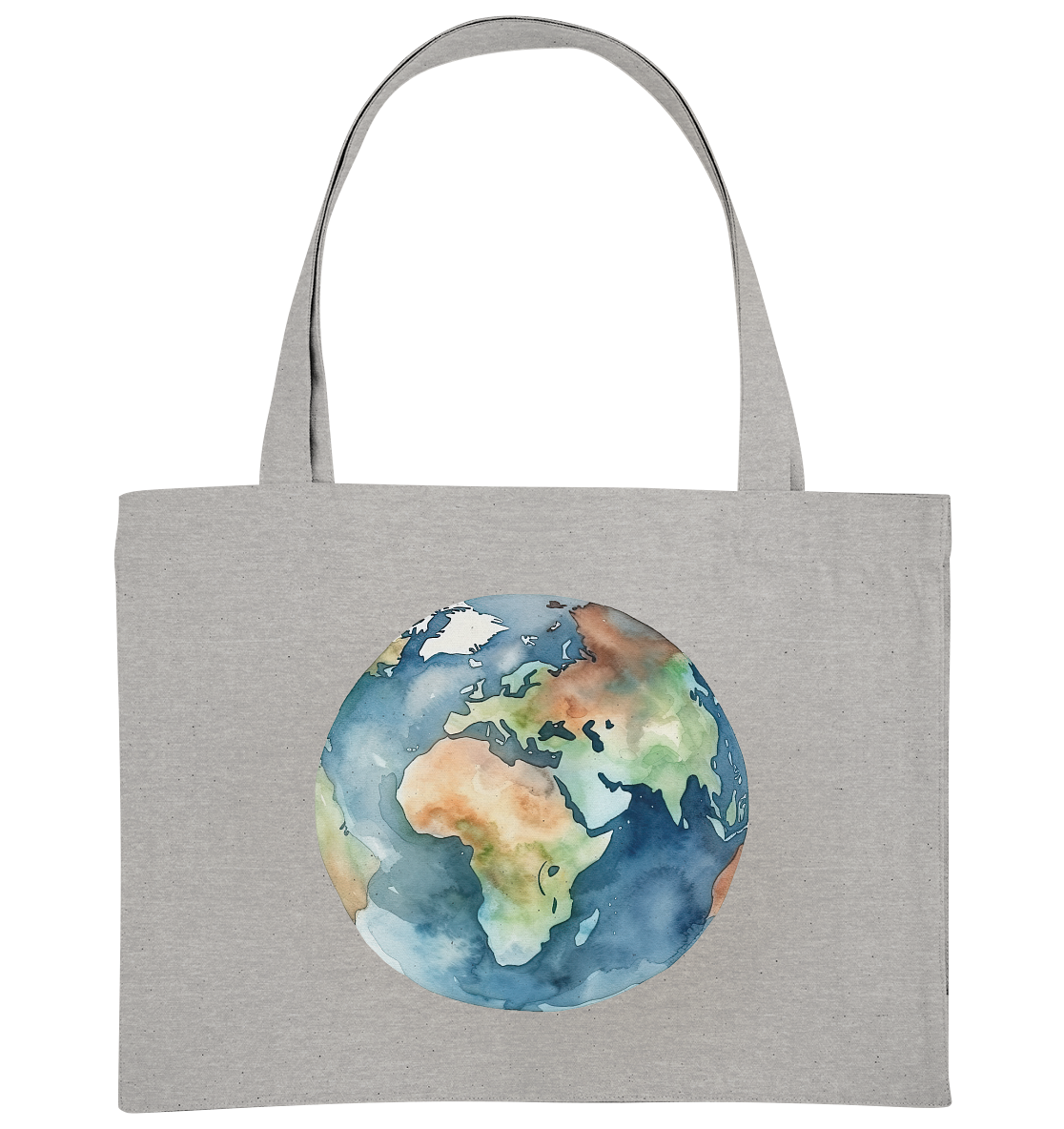 Watercolor Earth - Organic Shopping-Bag