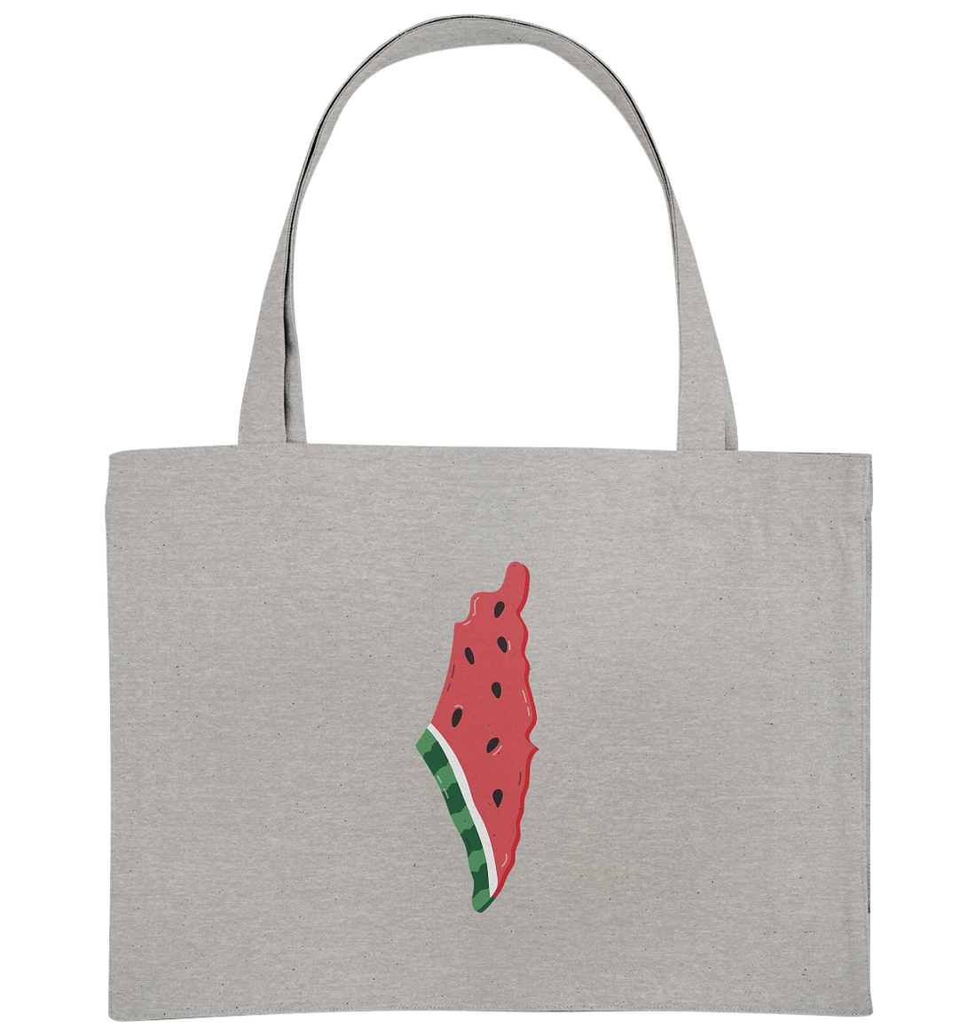 Palestine watermelon flag - Organic Shopping-Bag