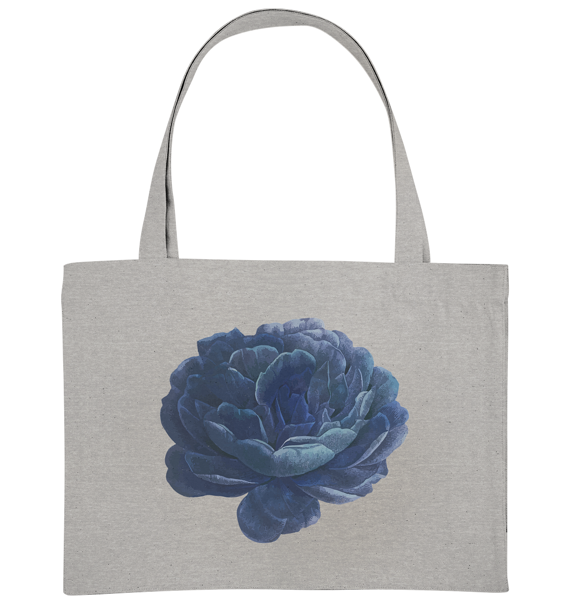 Blue Flower - Organic Shopping-Bag
