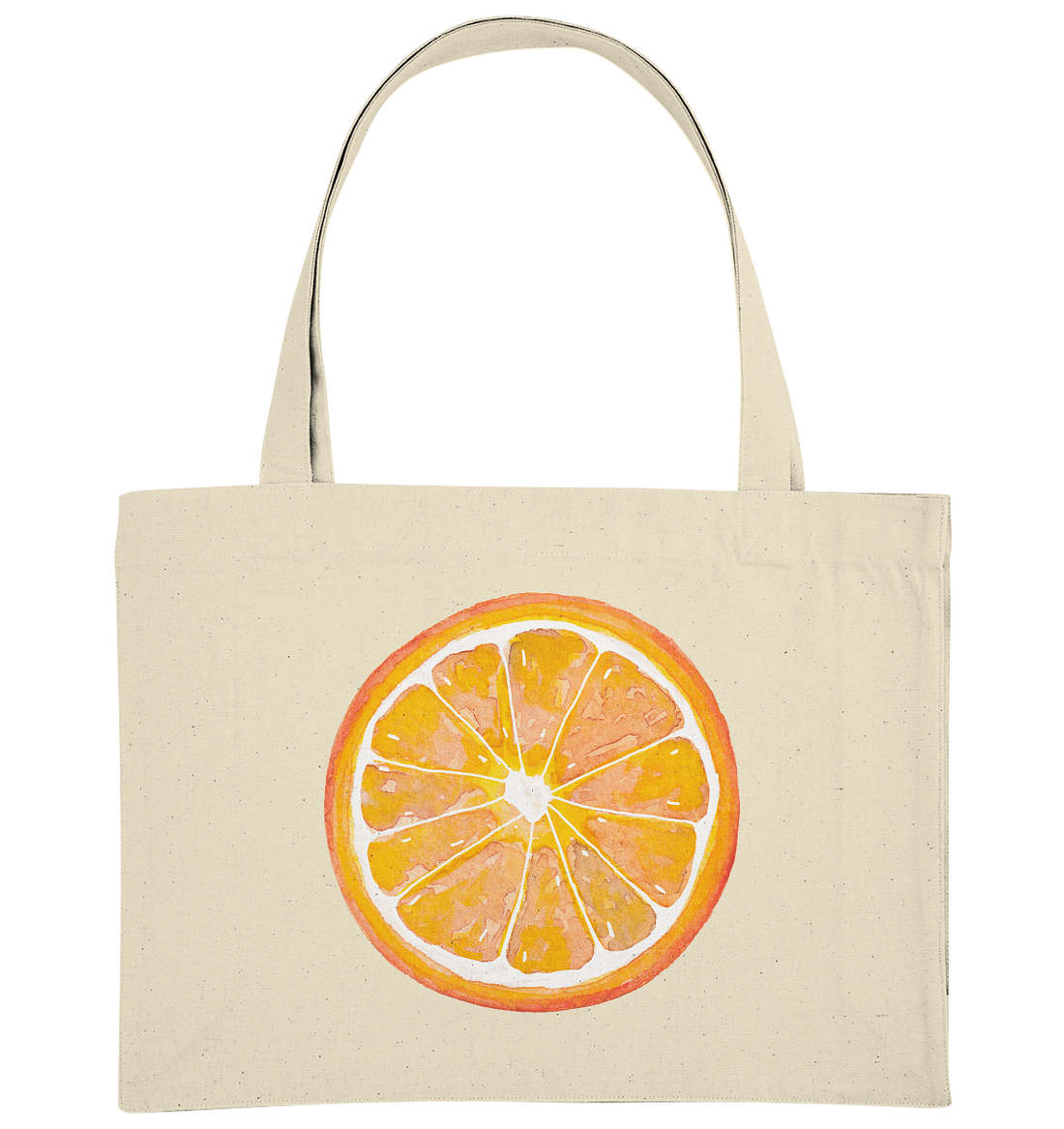 Orange Slice Watercolor - Organic Shopping-Bag