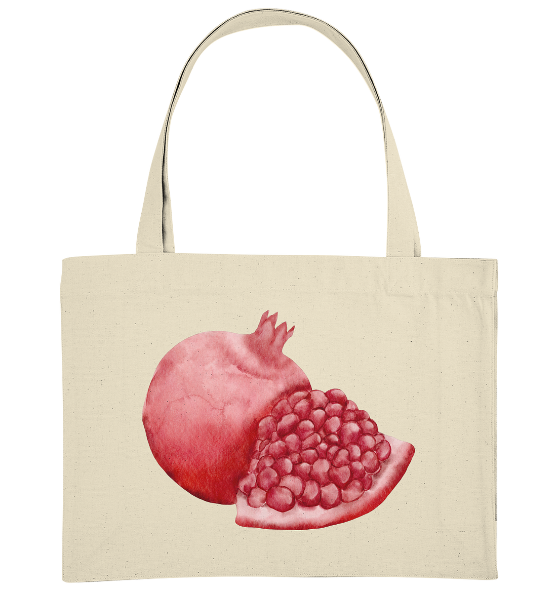 Pomegranate watercolor - Organic Shopping-Bag