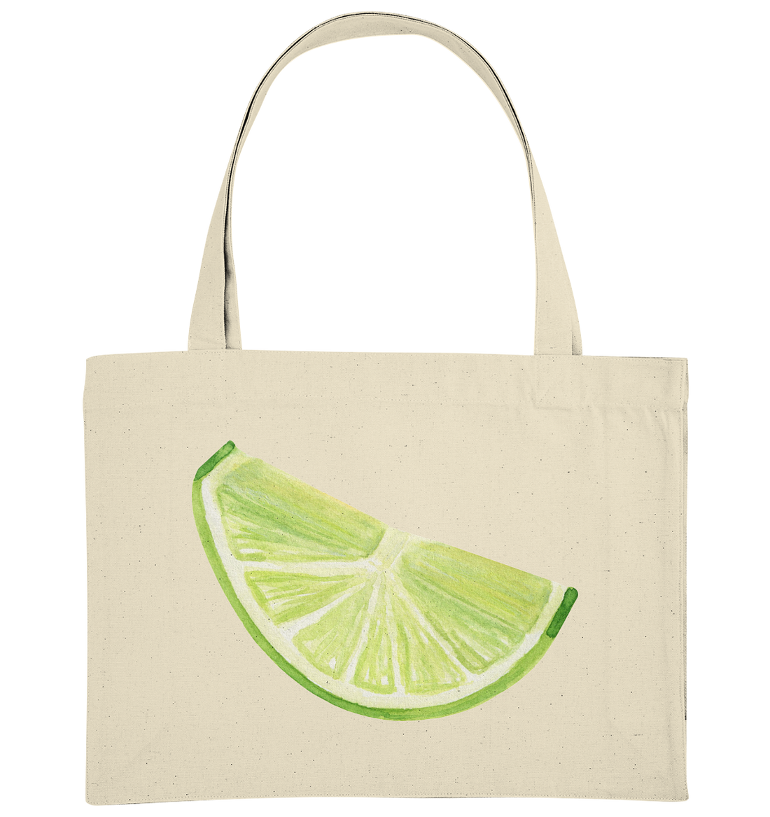 lime slice Watercolor - Organic Shopping-Bag