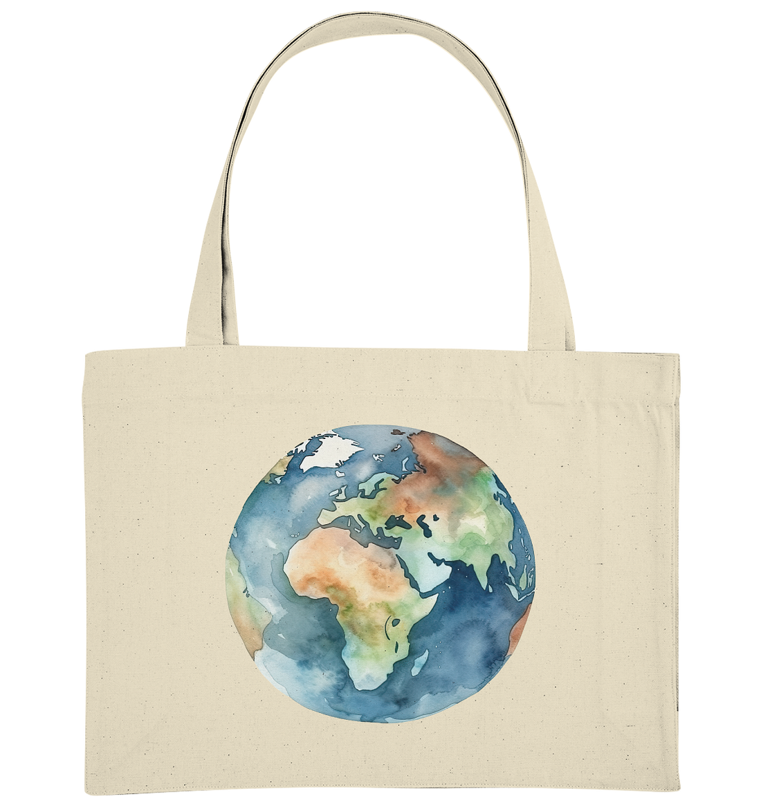 Watercolor Earth - Organic Shopping-Bag