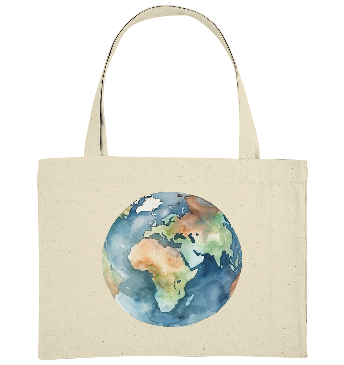 Watercolor Earth - Organic Shopping-Bag