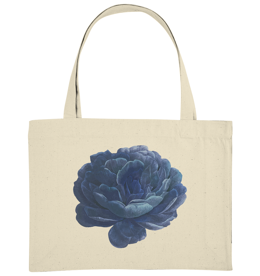 Blue Flower - Organic Shopping-Bag