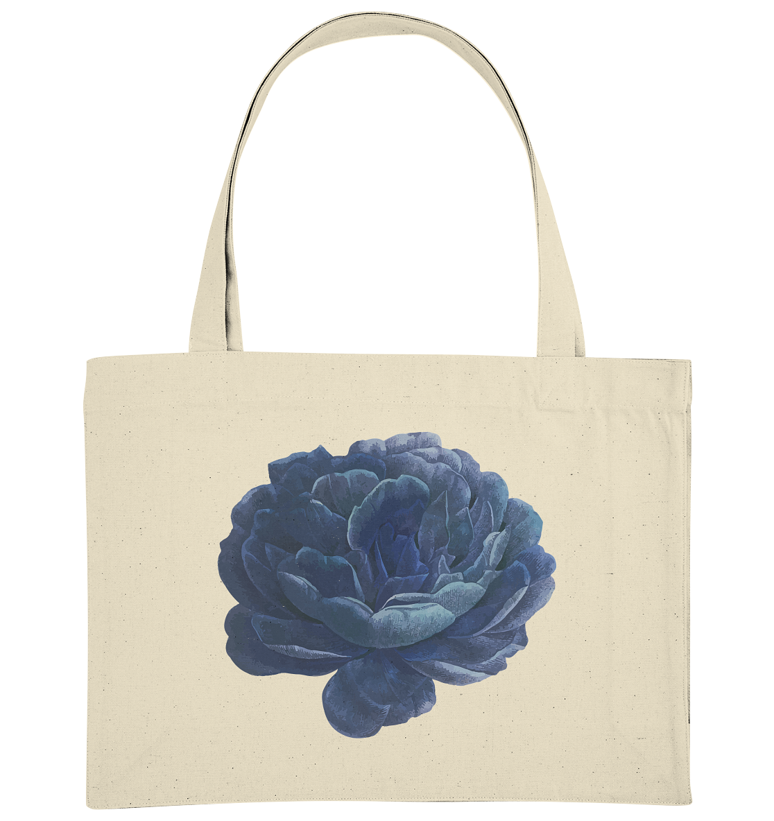 Blue Flower - Organic Shopping-Bag