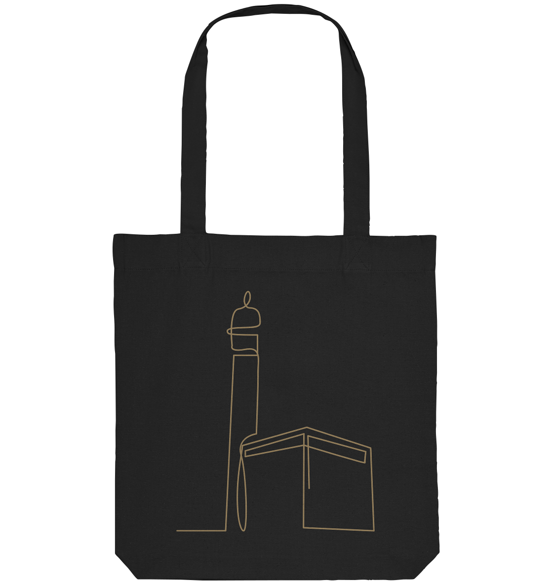 Minaret and Mecca Structure - Organic Tote-Bag