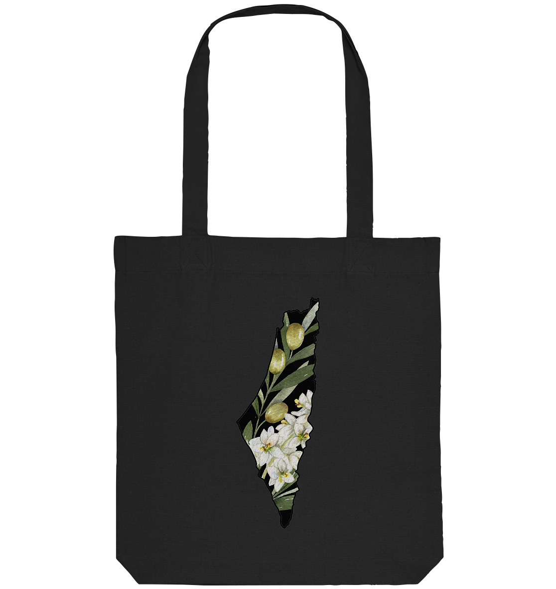 Palestine Olive flag - Organic Tote-Bag